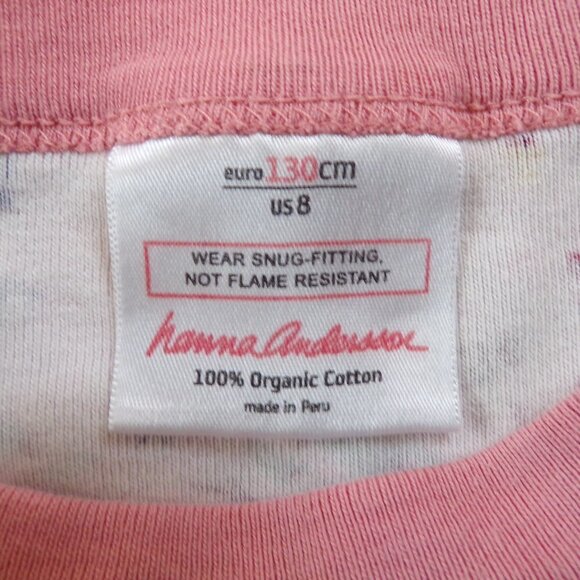 Hanna Andersson Girls' Organic Cotton Pajama Tops (2) - sizes 8 and 10 - Picture 2 of 8